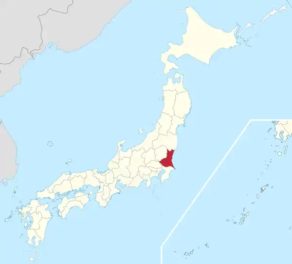 Ibaraki in Japan.svg