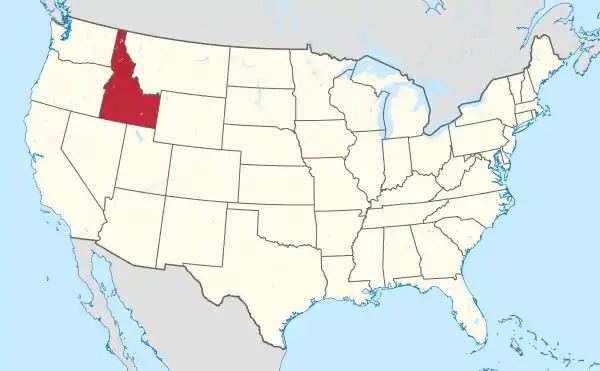 Idaho in United States (US48).svg
