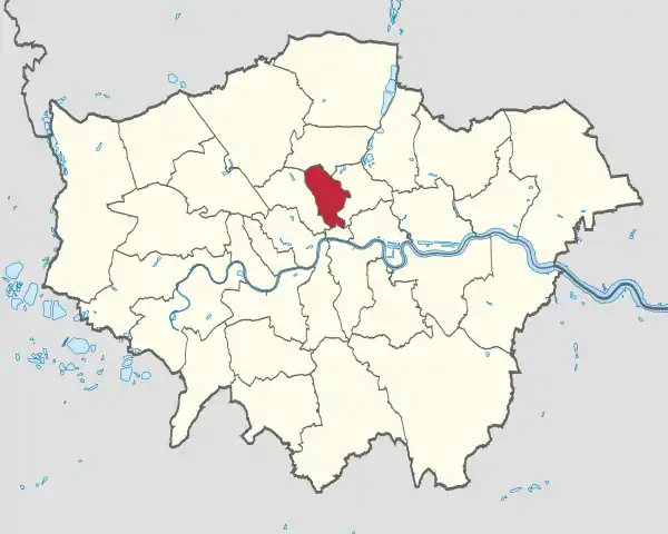 Islington in Greater London.svg