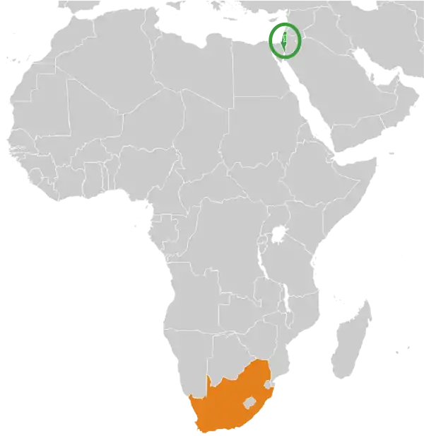 Israel-South Africa Locator.svg