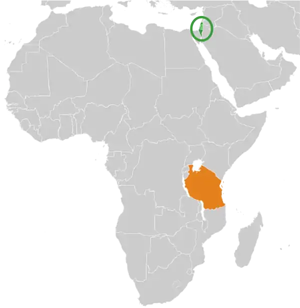Israel-Tanzania Locator.svg