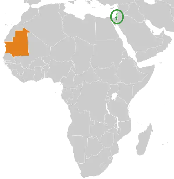 Israel Mauritania Locator.svg