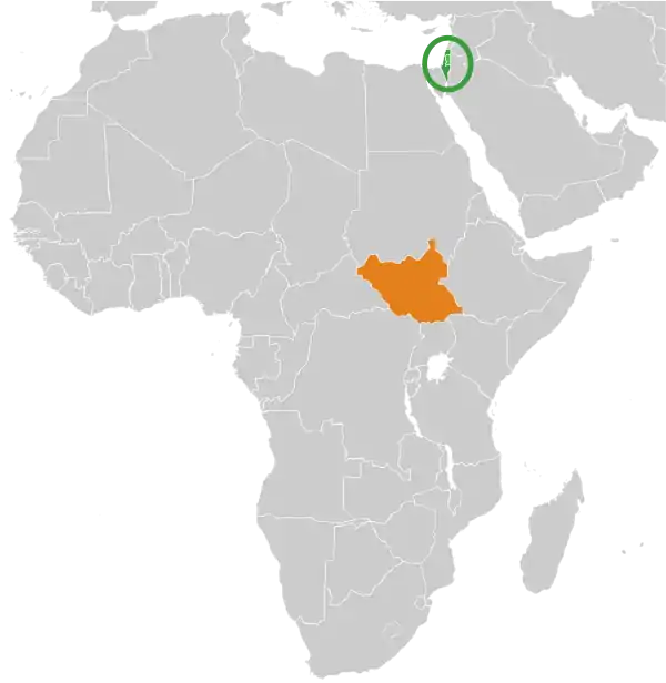 Israel South Sudan.svg