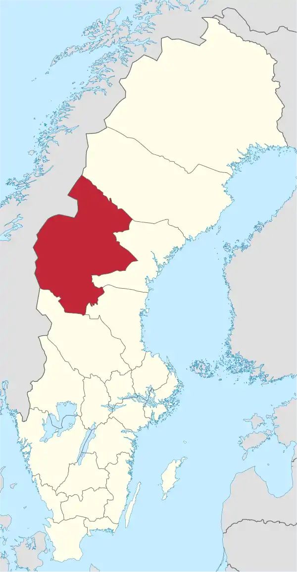Jämtlands län in Sweden.svg