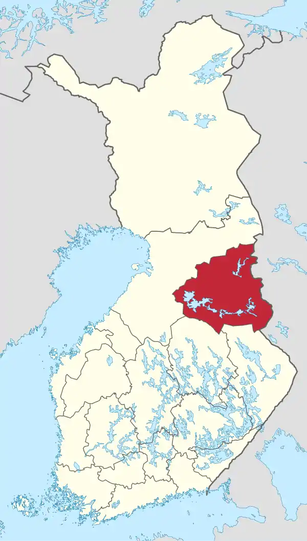 Kainuu in Finland.svg