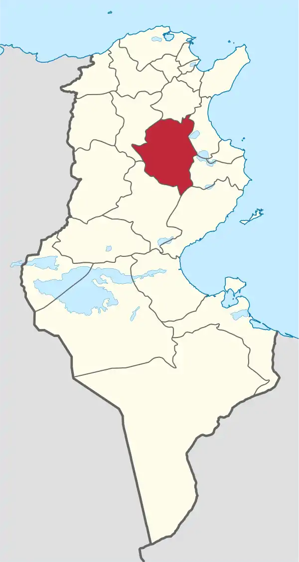 Kairouan in Tunisia.svg