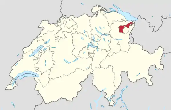 Kanton Appenzell Ausserrhoden in Switzerland.svg