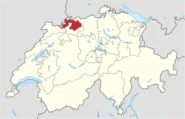 Kanton Basel-Landschaft in Switzerland.svg
