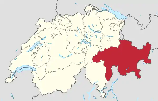 Kanton Graubünden in Switzerland.svg