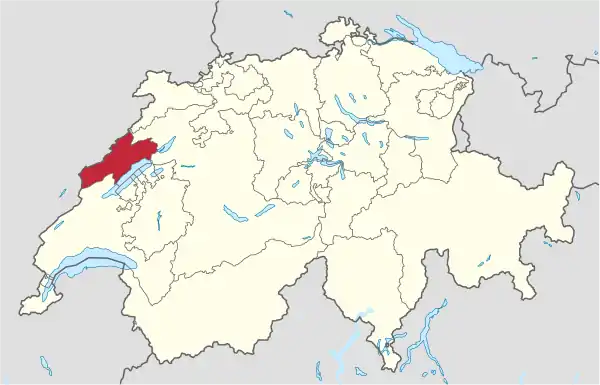 Kanton Neuenburg in Switzerland.svg