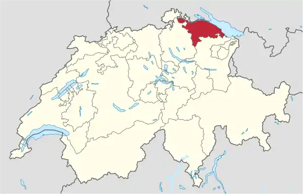 Kanton Thurgau in Switzerland.svg