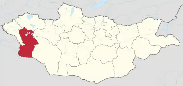 Khovd in Mongolia.svg