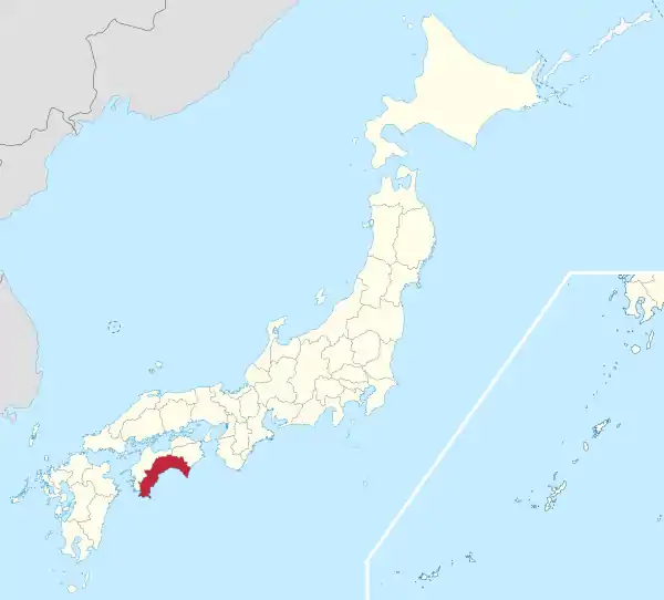Kochi in Japan.svg