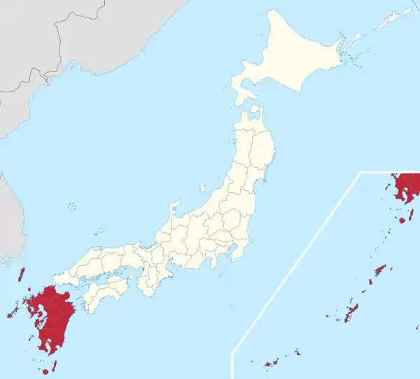 Kyushu Region in Japan.svg