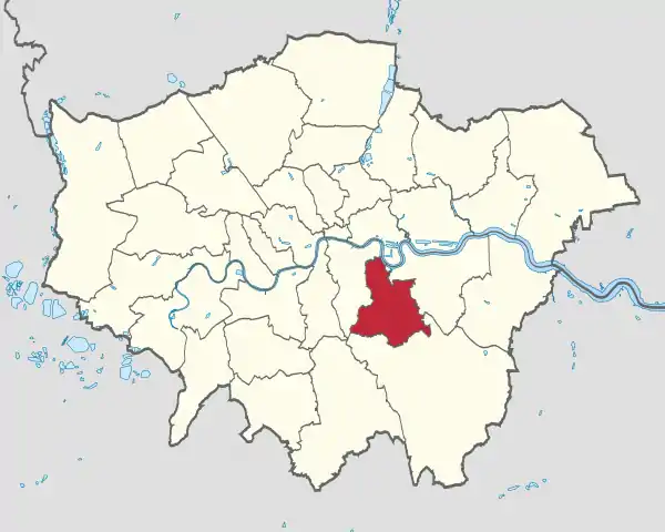 Lewisham in Greater London.svg