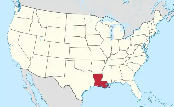 Louisiana in United States (US48).svg