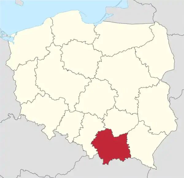 Malopolskie in Poland.svg