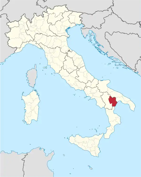 Matera in Italy.svg