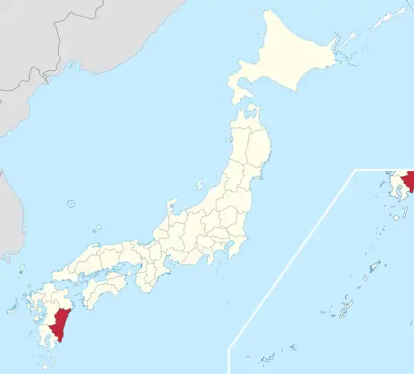 Miyazaki in Japan.svg