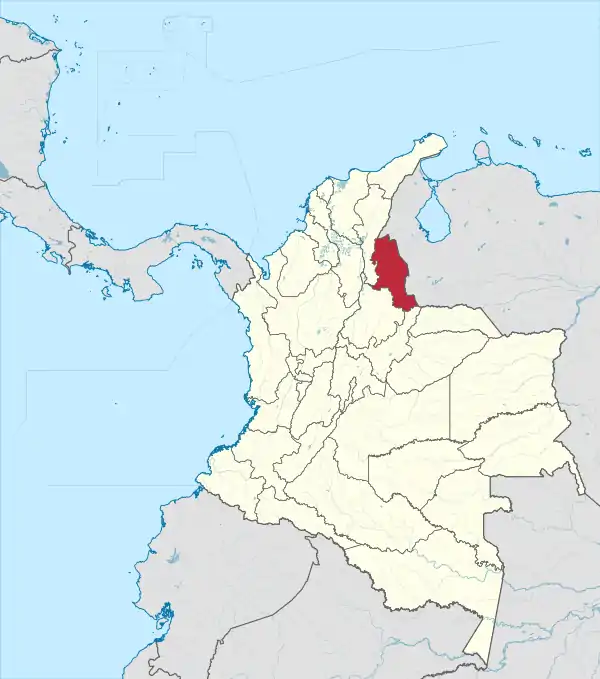 Norte de Santander in Colombia.svg