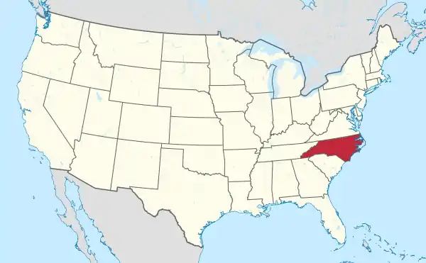 North Carolina in United States (US48).svg