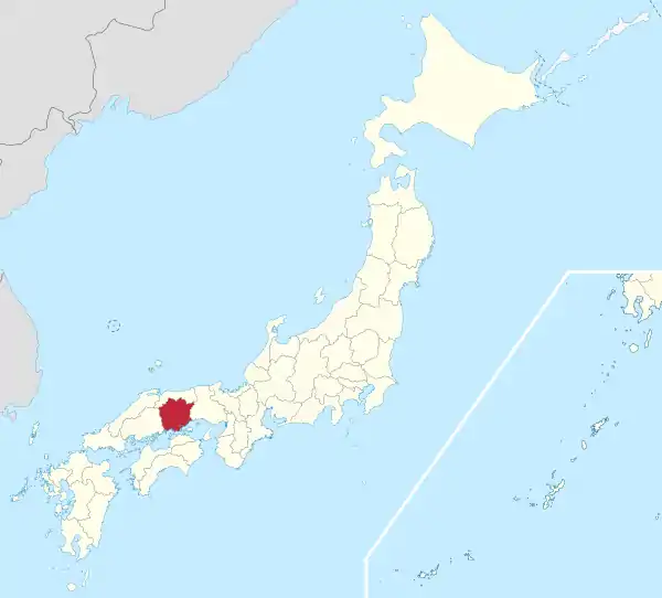 Okayama in Japan.svg
