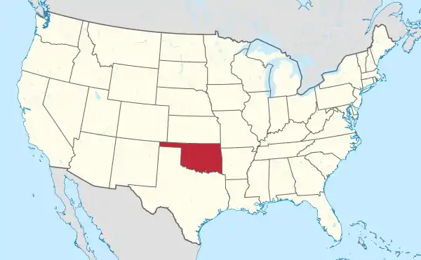 Oklahoma in United States (US48).svg