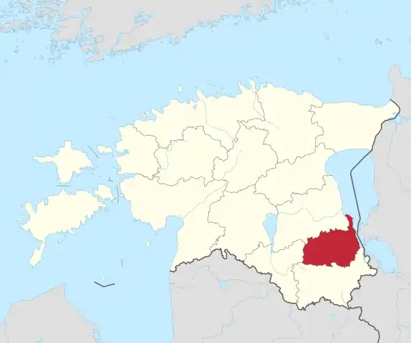 Põlva County in Estonia.svg