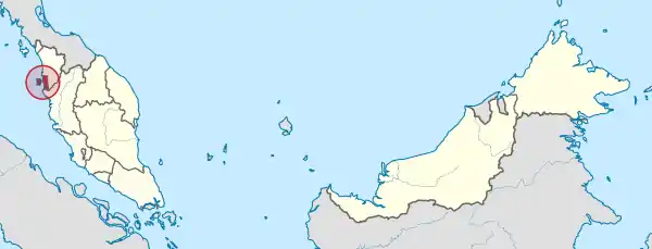 Penang in Malaysia (special marker).svg