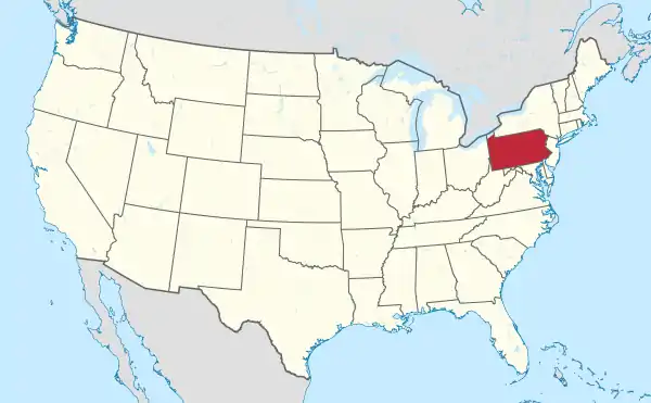 Pennsylvania in United States (US48).svg