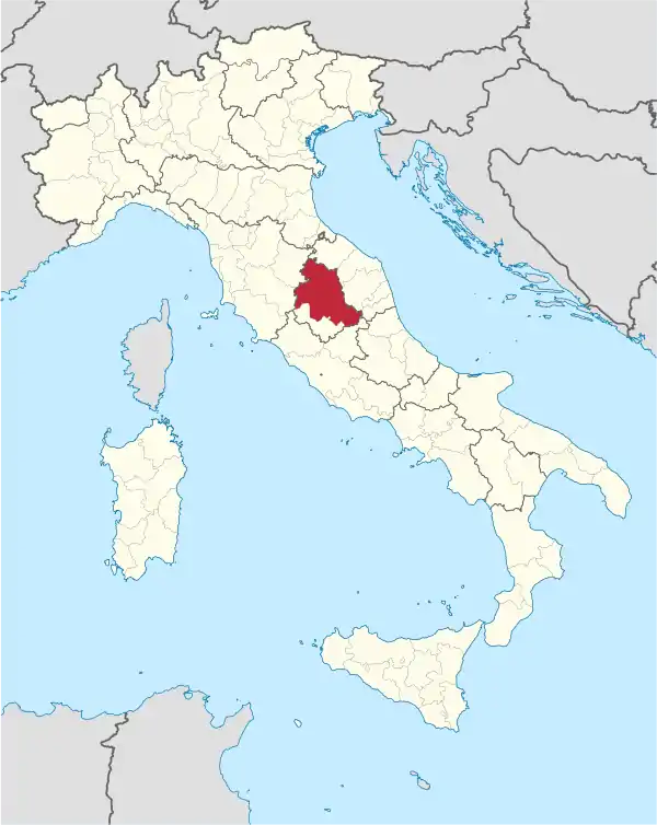Perugia in Italy.svg