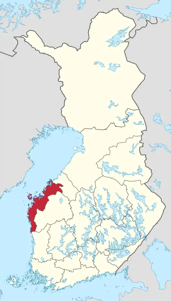 Pohjanmaa in Finland.svg