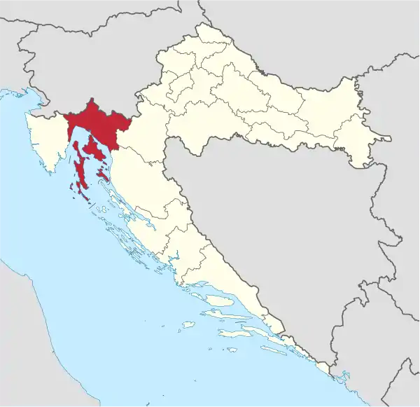 Primorsko-goranska županija in Croatia.svg