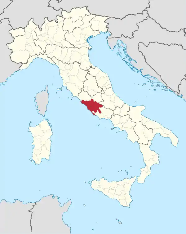 Roma in Italy.svg