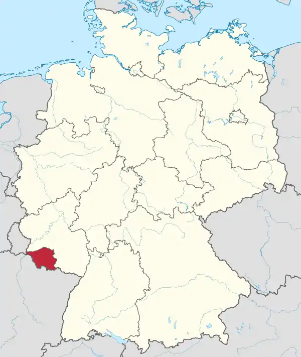 Saarland in Germany.svg