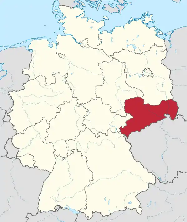 Saxony in Germany.svg