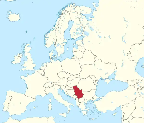 Serbia in Europe (-rivers -mini map).svg