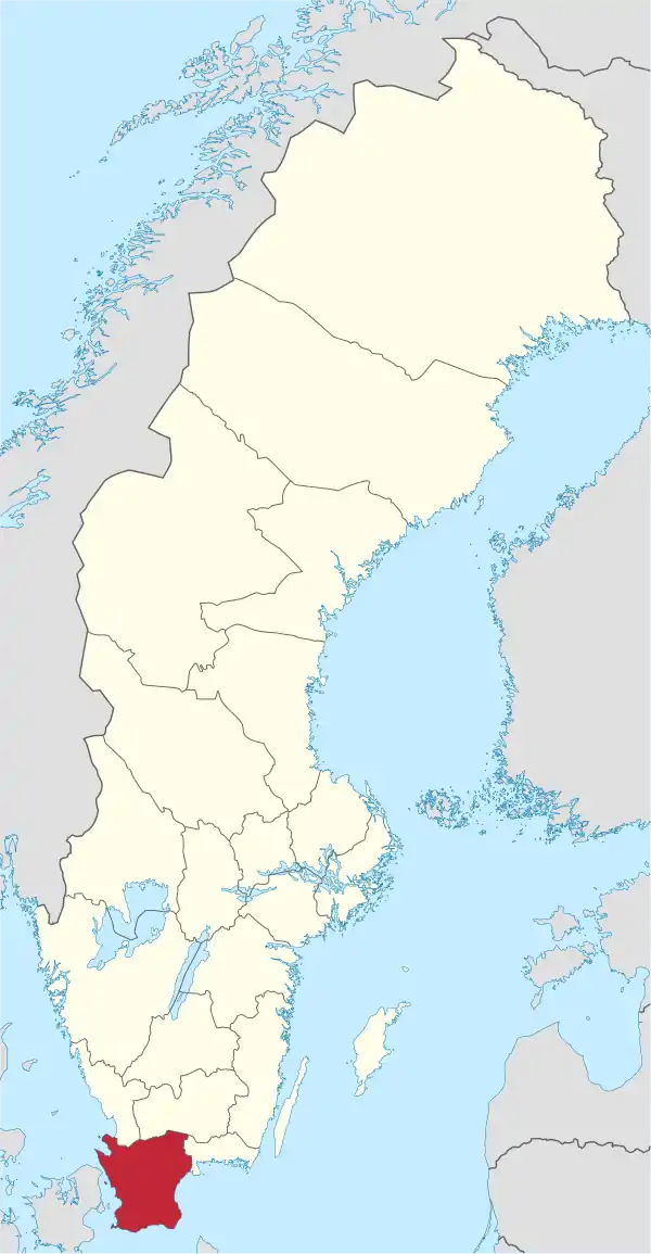 Skåne län in Sweden.svg