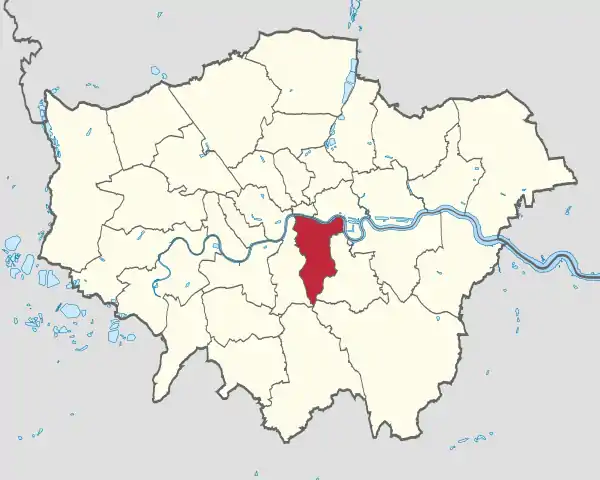 Southwark in Greater London.svg