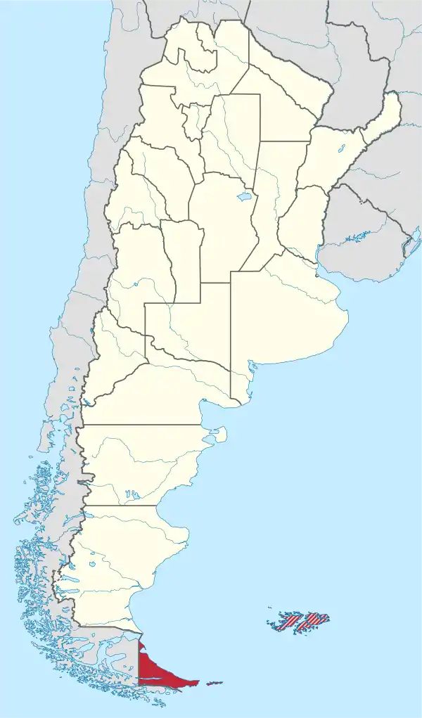 Tierra del Fuego, Antartida e Islas del Atlantico Sur in Argentina (+Falkland hatched).svg