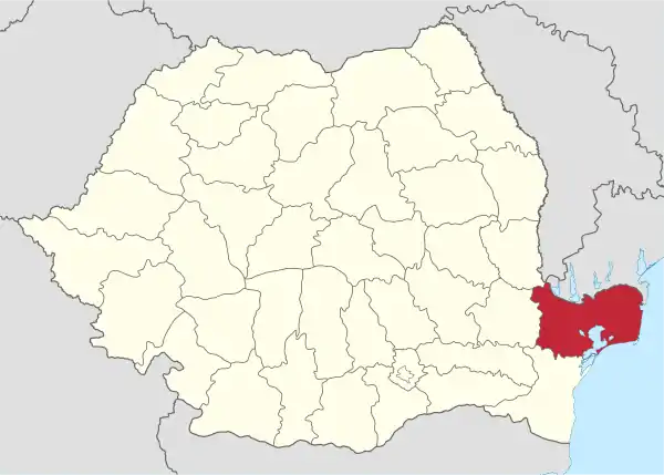 Tulcea in Romania.svg