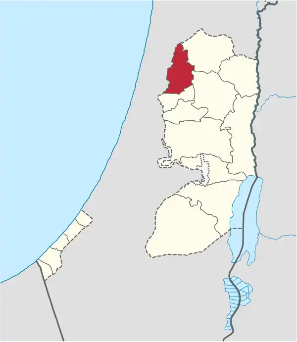 Tulkarm in Palestine.svg