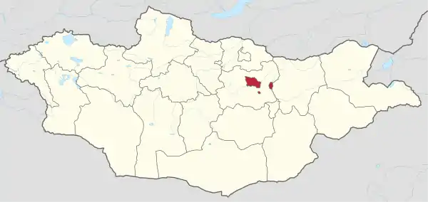 Ulan Bator in Mongolia.svg
