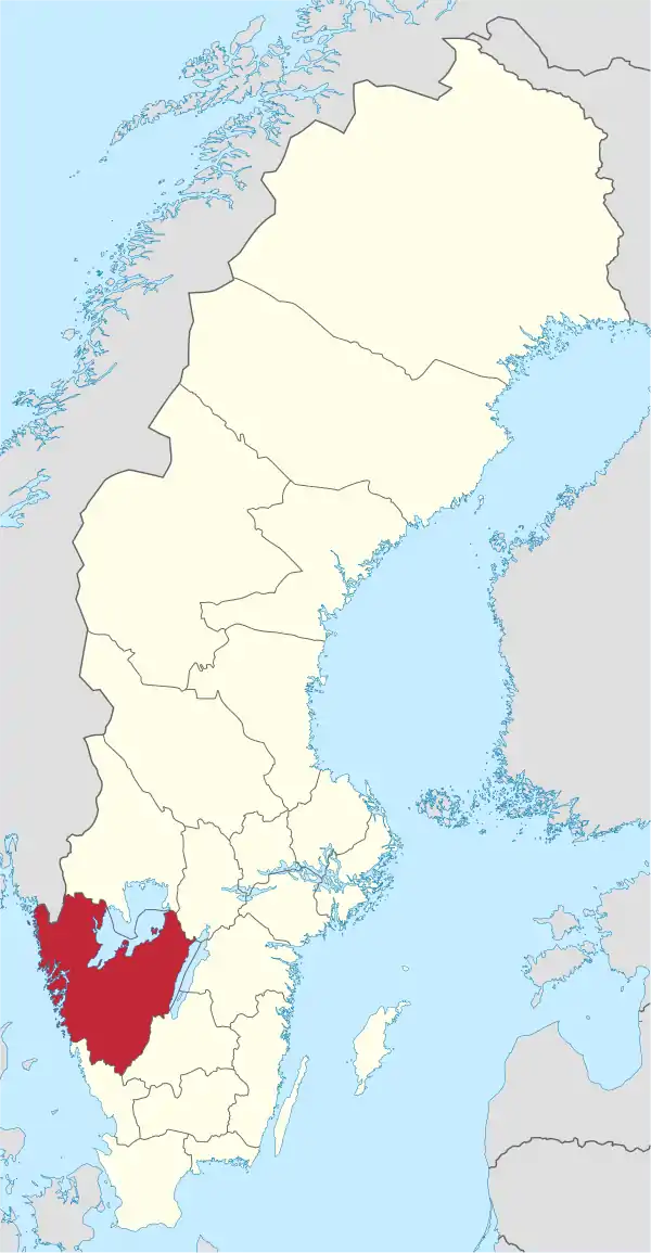 Västra Götalands län in Sweden.svg