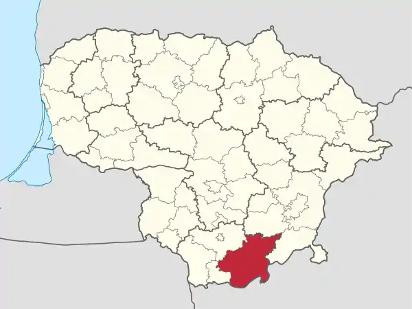 Varena in Lithuania.svg