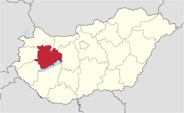 Veszprem in Hungary.svg