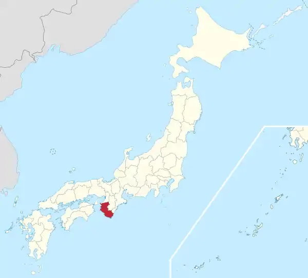 Wakayama in Japan.svg