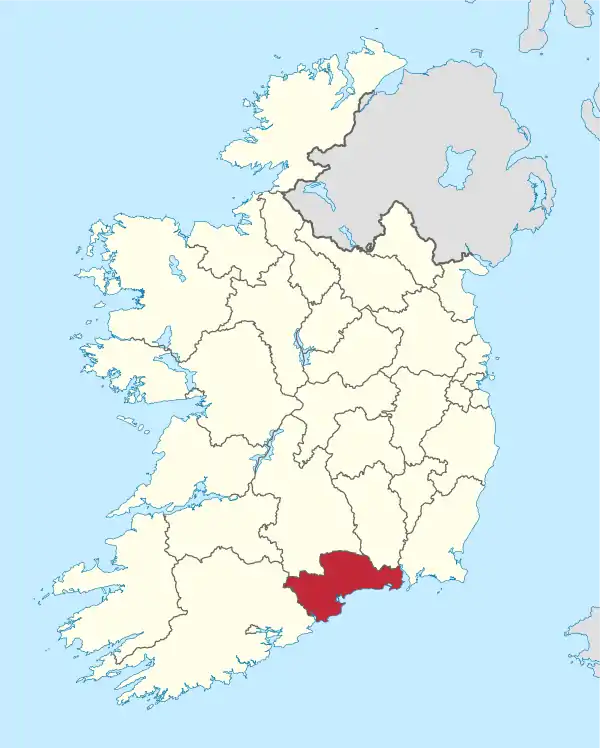 Waterford in Ireland.svg