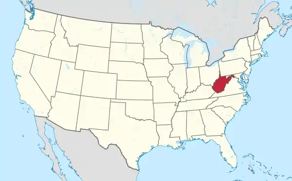 West Virginia in United States (US48).svg